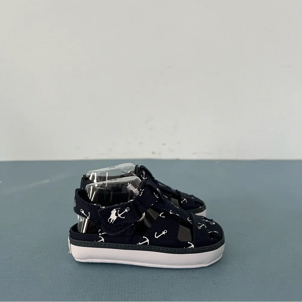 NWT Ralph Lauren Sander Anchor‎ Fisherman II Baby Sandals